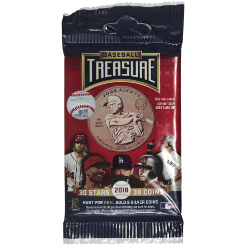 1 oz 2018 Baseball Treasure MLB Copper Round