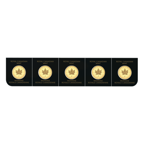 5 gram (5 x 1 g) 2020 MapleGram Sheet of Gold Coins | Royal Canadian Mint