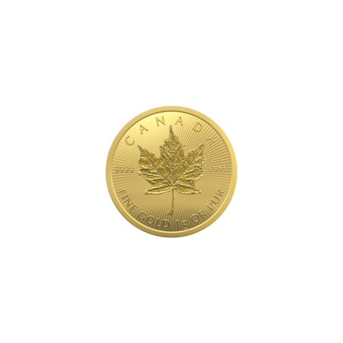 Feuille de pièces 20 grammes (20 x 1 g) d'or MapleGram 2020