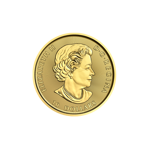 Pièce 1/4 once d'or Feuille d'érable jumelle de la Monnaie royale canadienne 2020