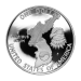 1991 Korean War Memorial Proof Silver Coin