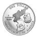 1991 Korean War Memorial Silver Coin
