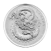 Pièce 1 once d'argent Haut relief Dragon 2018 | Monnaie royale canadienne