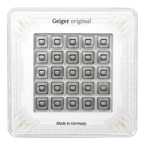 25 x 1) gram Silver Bar MultiCard | Geiger Edelmetalle | Silver