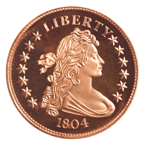 1 oz 1804 Bust Dollar Copper Round | Silvertowne Mint