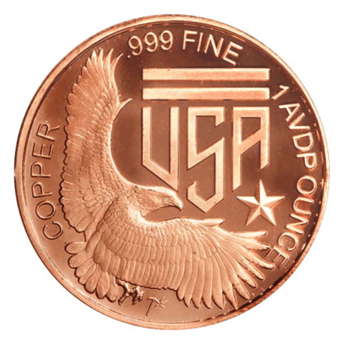 1 oz 1804 Bust Dollar Copper Round | Silvertowne Mint