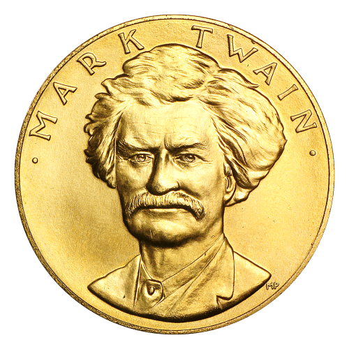 1 oz American Commemorative Arts Medal: Mark Twain Gold Coin | United States Mint
