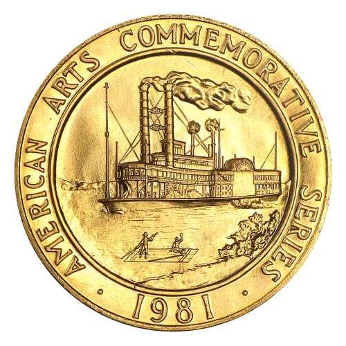 1 oz American Commemorative Arts Medal: Mark Twain Gold Coin | United States Mint
