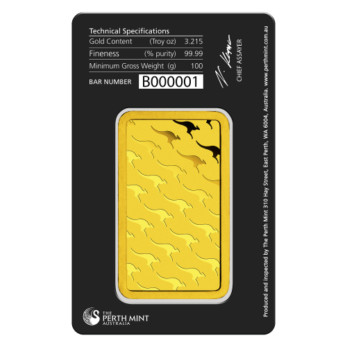 100 gram Gold Bar | Perth Mint