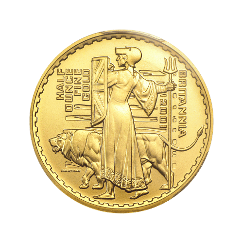 1/2 oz 2001 Britannia Proof Gold Coin | The Royal Mint
