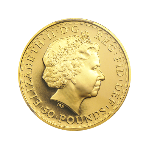 1/2 oz 2001 Britannia Proof Gold Coin | The Royal Mint