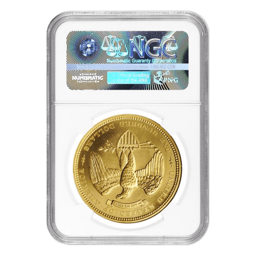 Pièce 1 once d'or Épreuve numismatique Gem Ultra Camée Émission privée du NGC | George T. Morgan | Conception proposée 100 $ Union 2005