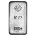 10 oz Diamond Logo Cast Finish Silver Bar | Johnson Matthey