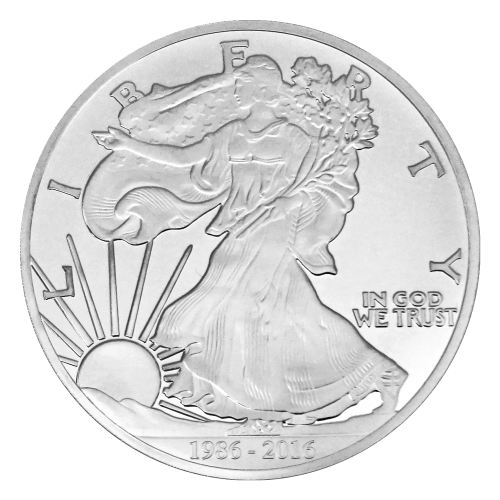 1 pound Random Year American Eagle Replica Silver Round