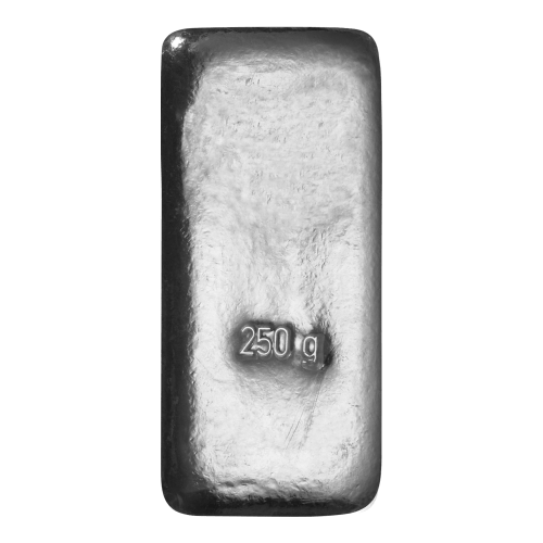 Lingot 250 grammes d'argent divers