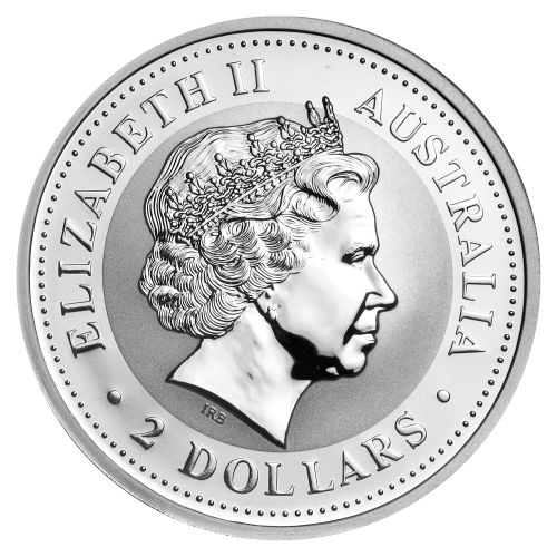 Pièce 2 onces d'argent Kookaburra australien 2002