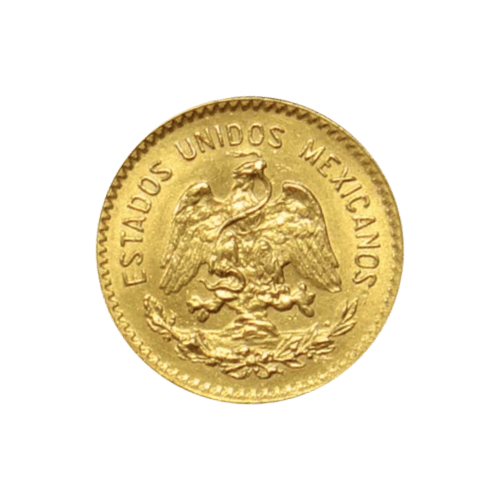 Pièce d'or 10 pesos mexicains d'année aléatoire