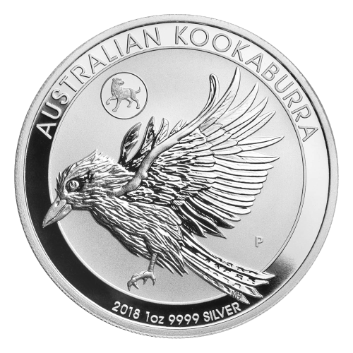 1 oz 2018 Australian Kookaburra Dog Privy Silver Coin | Perth Mint