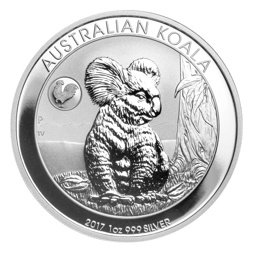 1 oz 2017 Australian Koala Rooster Privy Silver Coin | Perth Mint