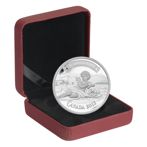 Random Year $5 Commemorative Canadian Bank Note Series Proof Silver Coin | Royal Canadian Mint