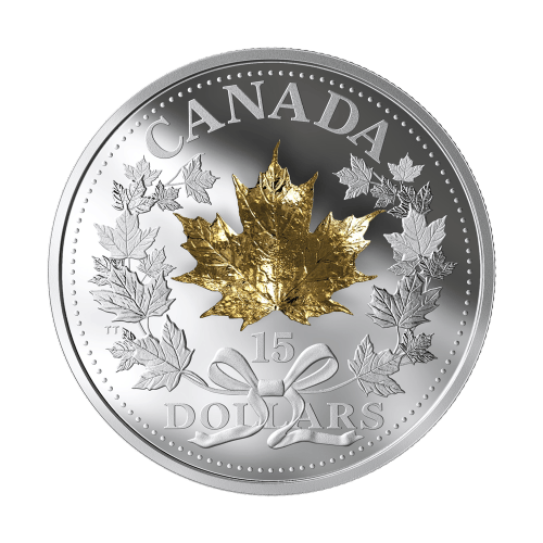 2019 $15 Golden Maple Leaf Silver Coin | Royal Canadian Mint