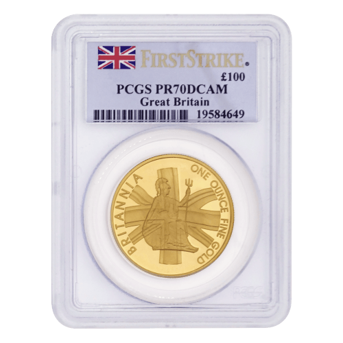 Ensemble de 4 pièces d'or Épreuve numismatique Britannia Année aléatoire | La Monnaie royale