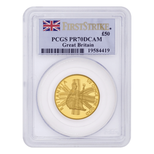 Ensemble de 4 pièces d'or Épreuve numismatique Britannia Année aléatoire | La Monnaie royale