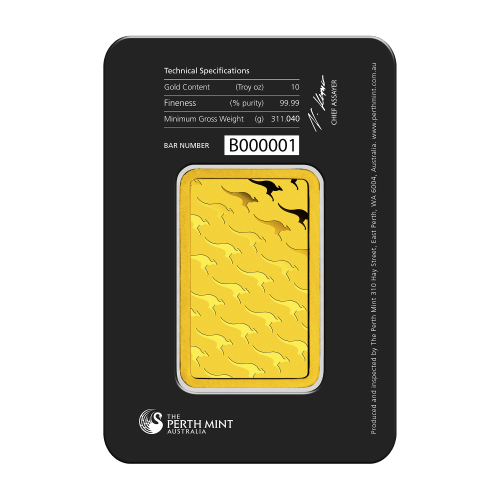 10 oz Gold Bar | Perth Mint