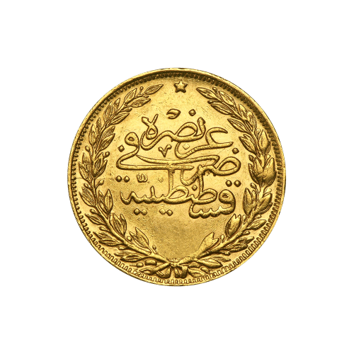 Random Year 100 Turkish Kurush Gold Coin