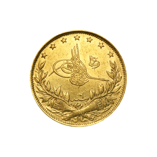 Random Year 100 Turkish Kurush Gold Coin