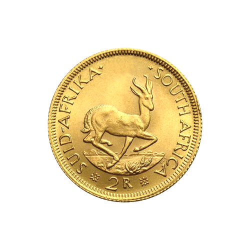 Random Year South African 2 Rand Gold Coin