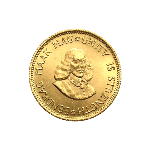 Random Year South African 2 Rand Gold Coin