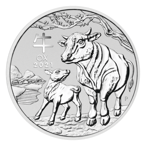 1 oz 2021 Lunar Year of the Ox Silver Coin | Perth Mint