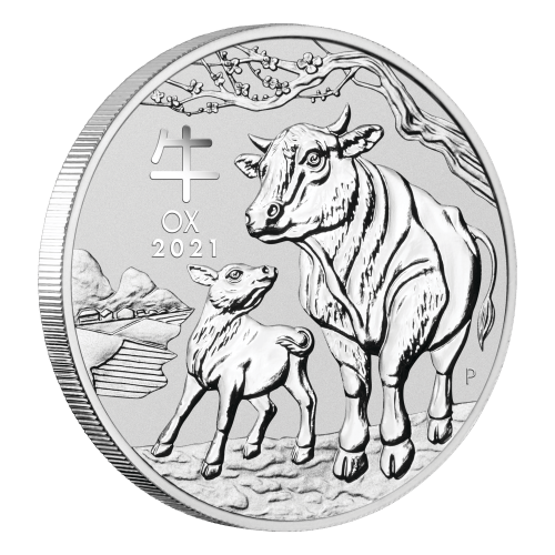 1 oz 2021 Lunar Year of the Ox Silver Coin | Perth Mint