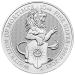 Pièce 10 onces d'argent Les Bêtes de la Reine : Lion blanc de Mortimer 2021 | La Monnaie royale