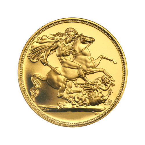 Random Year Double Sovereign Proof Gold Coin | The Royal Mint