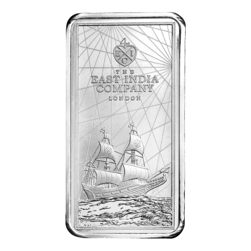 250 gram 2021 Saint Helena Legal Tender Silver Bar | East India Company