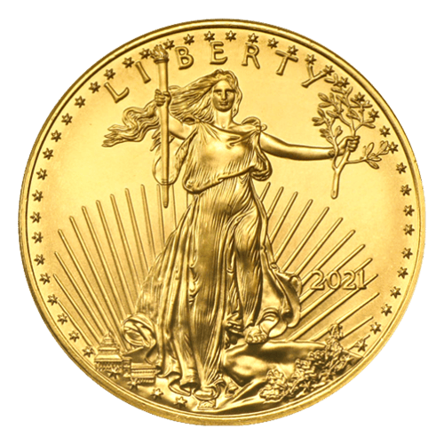 Pièce 1 once d'or Type 1 Aigle américain 2021 | Monnaie des États-Unis