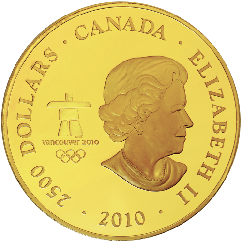 1 kilo 2010 Vancouver Olympic Games: The Eagle Gold Coin | Royal Canadian Mint