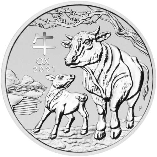 1 kilo 2021 Lunar Year of the Ox Silver Coin | Perth Mint