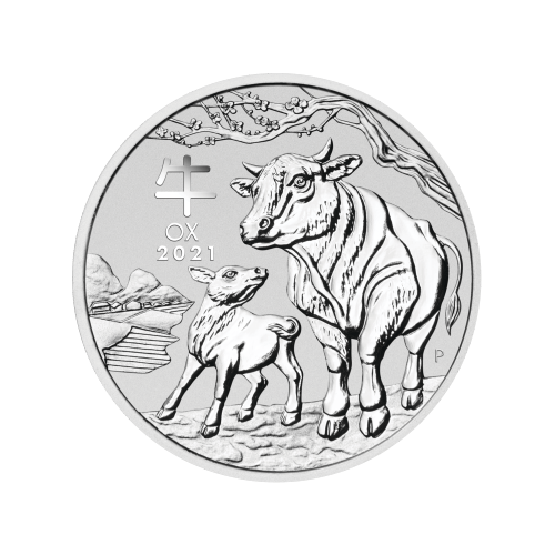 1/2 oz 2021 Lunar Year of the Ox Silver Coin | Perth Mint