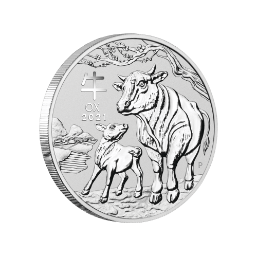 1/2 oz 2021 Lunar Year of the Ox Silver Coin | Perth Mint