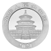 Pièce 30 grammes d'argent Panda Chine 2021
