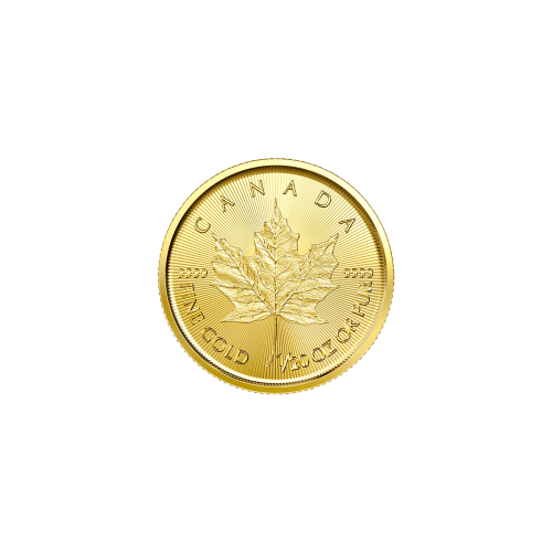 Pièce 1/20 once d'or Feuille d'érable canadienne 2021