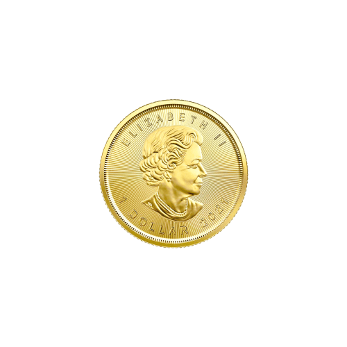 Pièce 1/20 once d'or Feuille d'érable canadienne 2021