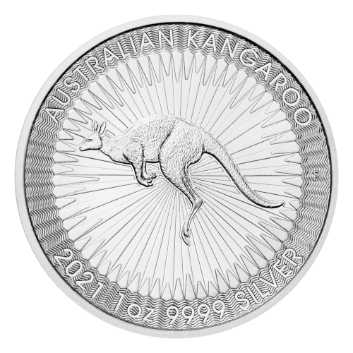 Pièce 1 once d'argent Kangourou australien 2021 | Monnaie de Perth