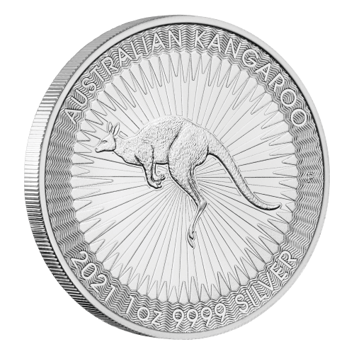 Pièce 1 once d'argent Kangourou australien 2021 | Monnaie de Perth