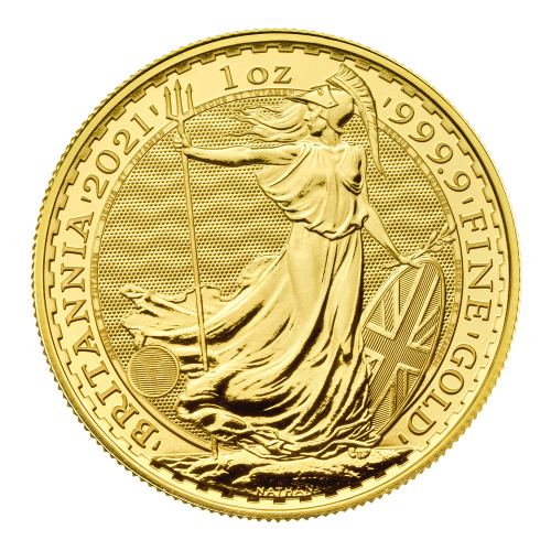 1 oz 2021 Britannia Gold Coin | The Royal Mint