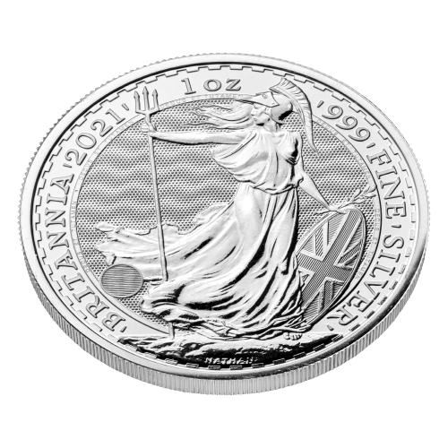 1 oz 2021 Britannia Silver Coin | The Royal Mint | Silver Gold Bull US