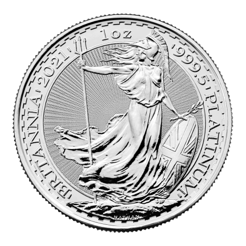 Pièce 1 once de platine Britannia 2021 | La Monnaie royale